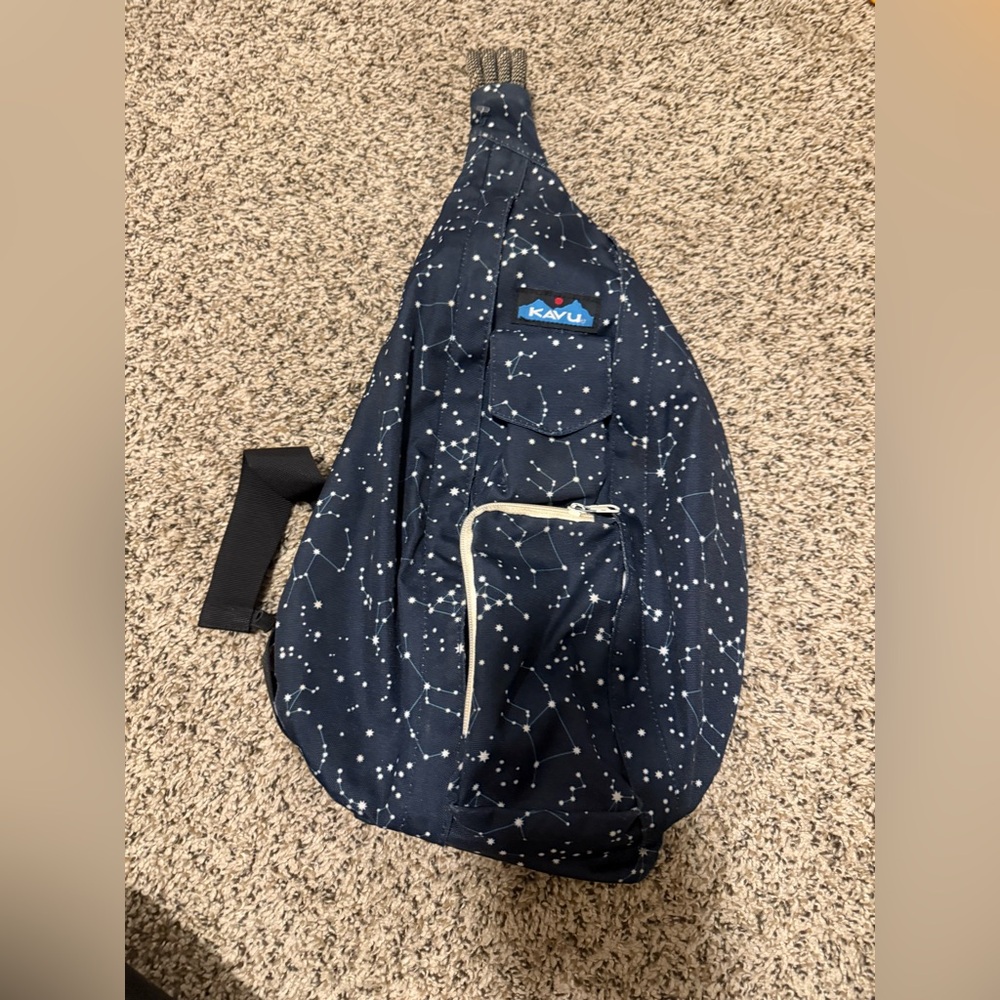 rare Kavu sling Rope Bag Star Gaze Stars Galaxy